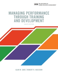 Managing Performance through Training and Development (8th Edition) - Image pdf with ocr